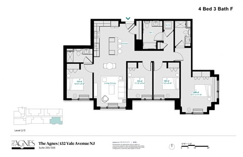 the 4 bed 3 bath f floor plan